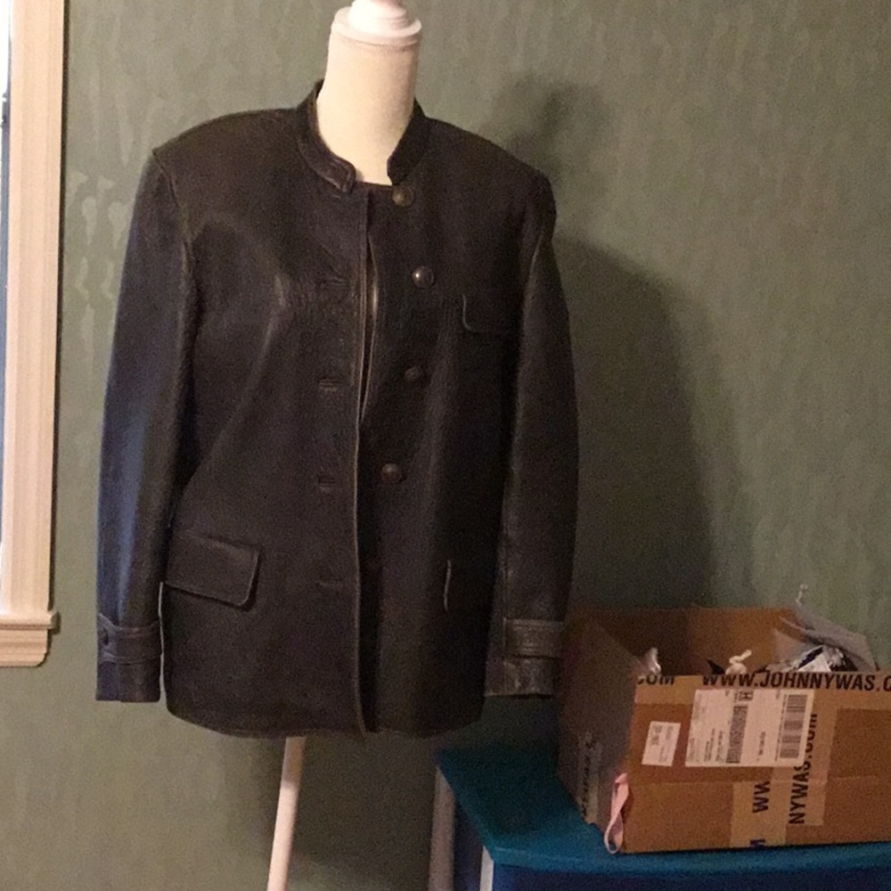 Leather jacket